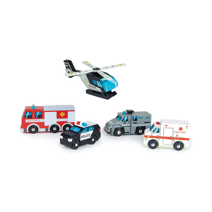 Tender Leaf Toys Rescue Vehicles