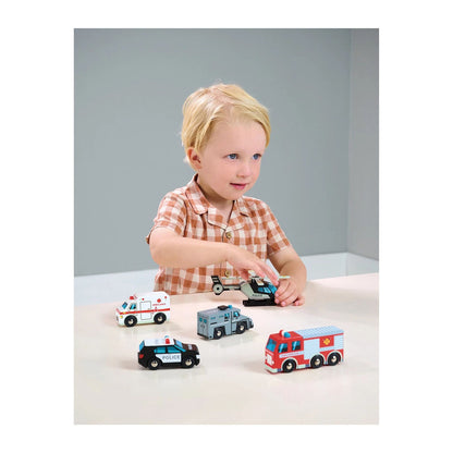 Tender Leaf Toys Rescue Vehicles