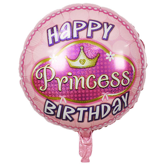 Riethmüller ballon aluminium Princesse HBD 45cm