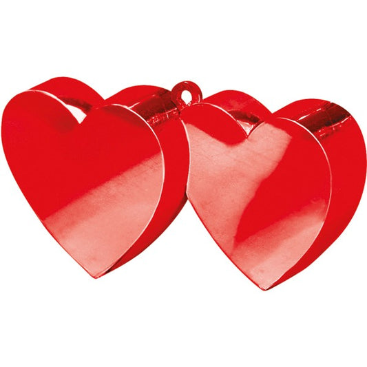 Amscan Balloon Weight Hearts, red 170 gr