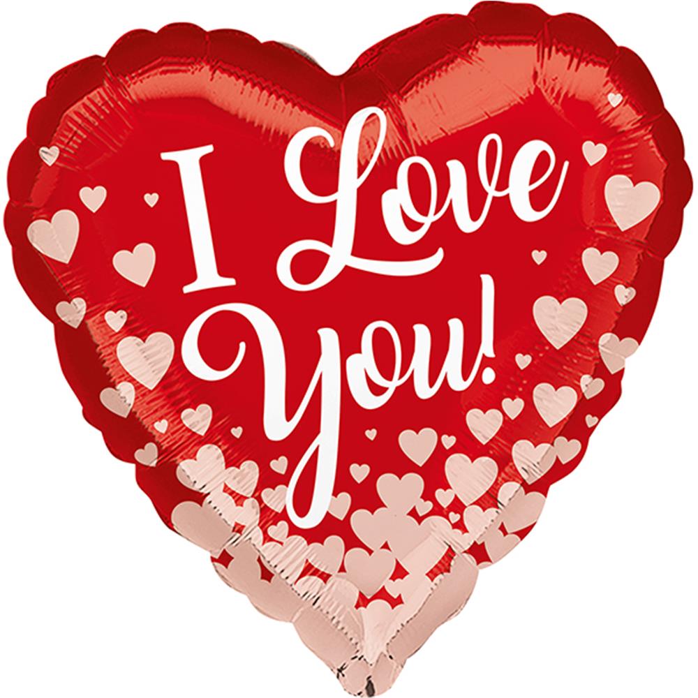 Amscan foil balloon I Love You 43cm