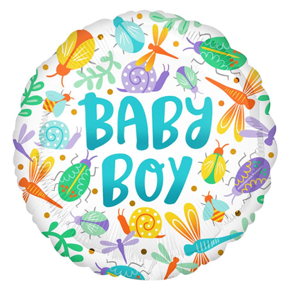 Amscan ballon en aluminium Baby Boy Aquarelle 43cm