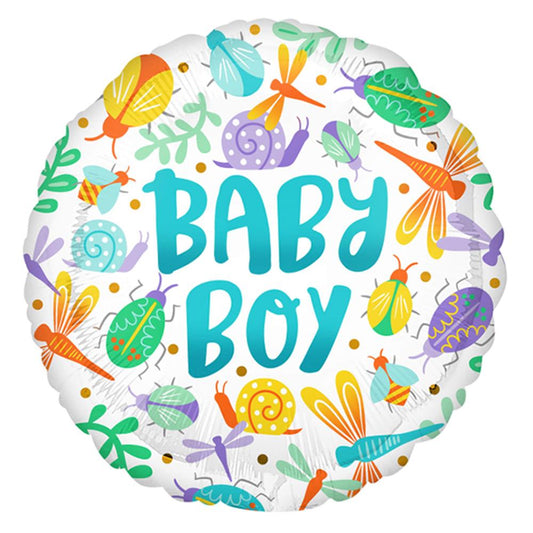 Amscan ballon en aluminium Baby Boy Aquarelle 43cm