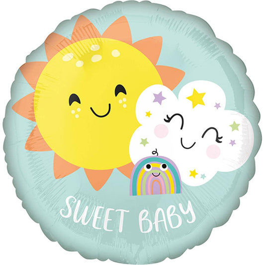 Amscan FB Bébé Arc-en-ciel 43cm