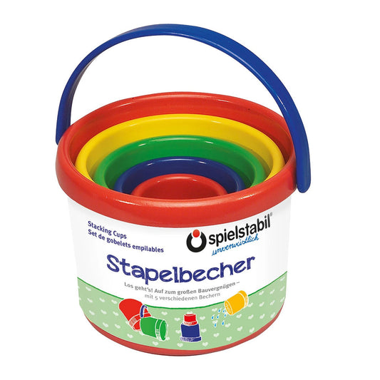 spielstabil stacking cup set 5 pieces