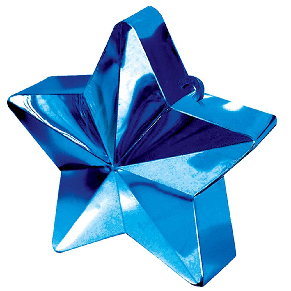 Balloon weight star blue