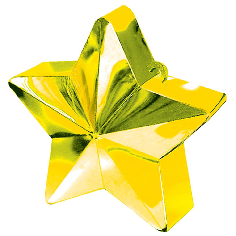 Balloon weight star gold