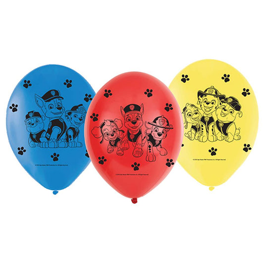 Paw Patrol 6 Ballons Paw Patrol