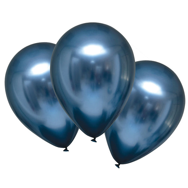 Amscan 6 Latex Balloons Satin Luxe Azure 27.5cm