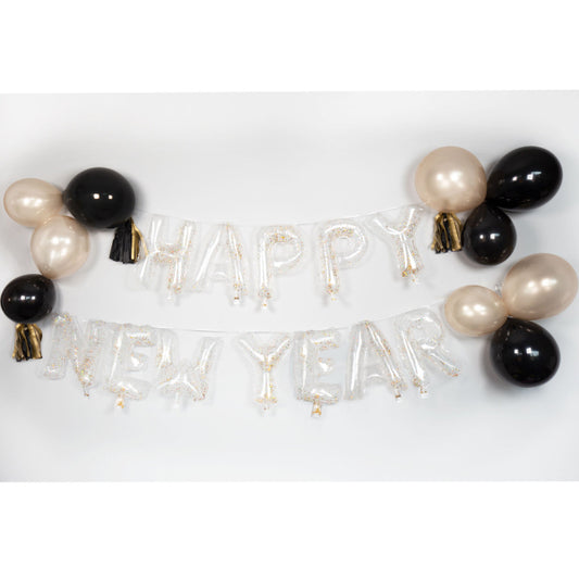 Amscan Ballon-Set DIY Happy New Year