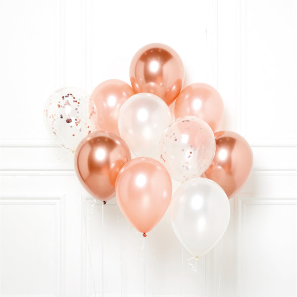 Amscan Kit de ballons DIY or rose
