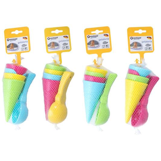 Duo de glace stable dans le filet