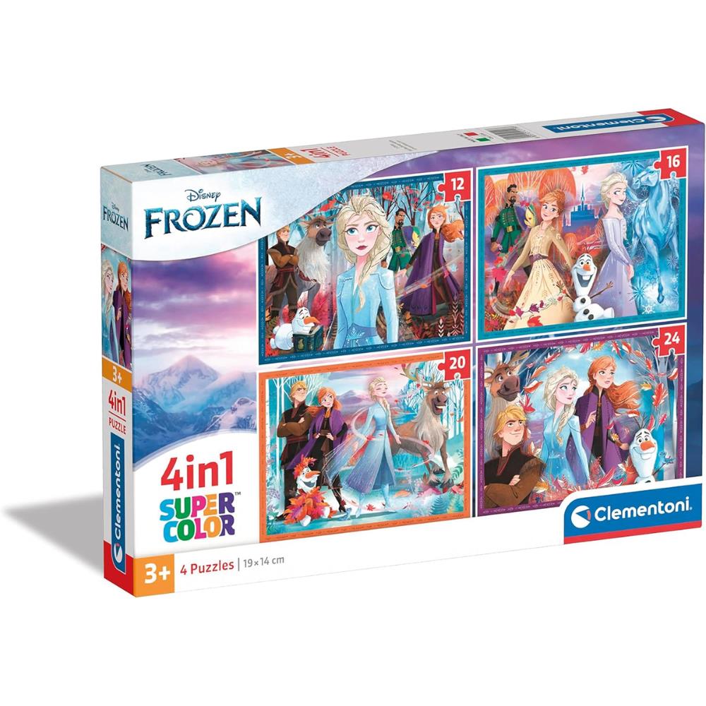 Clementoni Puzzle Frozen 4in1