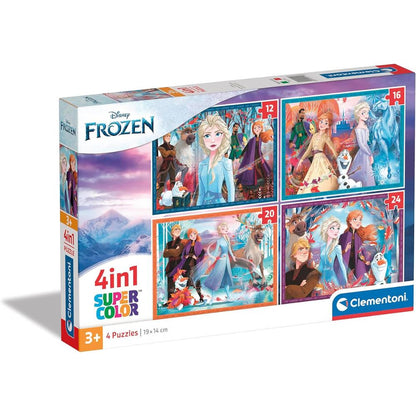 Clementoni Puzzle Frozen 4in1
