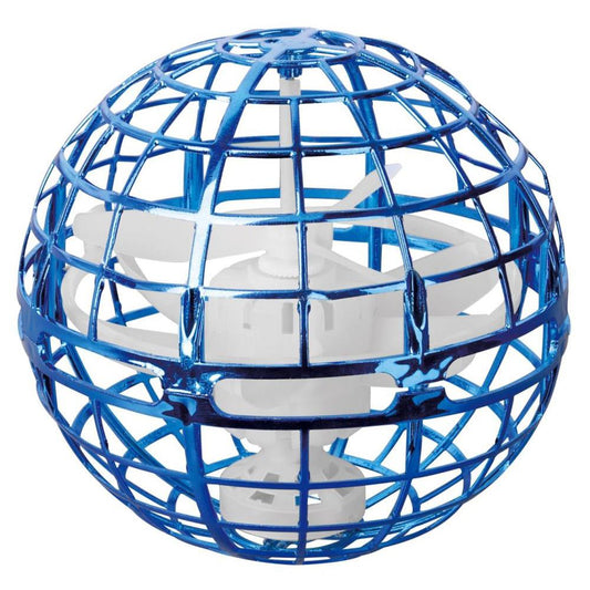 Totally Tech Gyro Spinner Flying Ball bleu