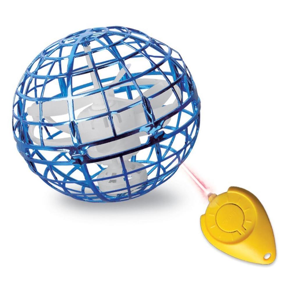 Totally Tech Gyro Spinner Flying Ball bleu