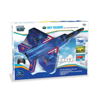 Totally Tech Sky Raider Airplane 2.4 Ghz blue