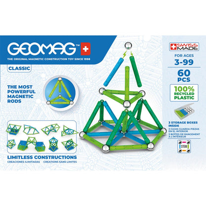 Geomag Classic GREEN line 60 Teile