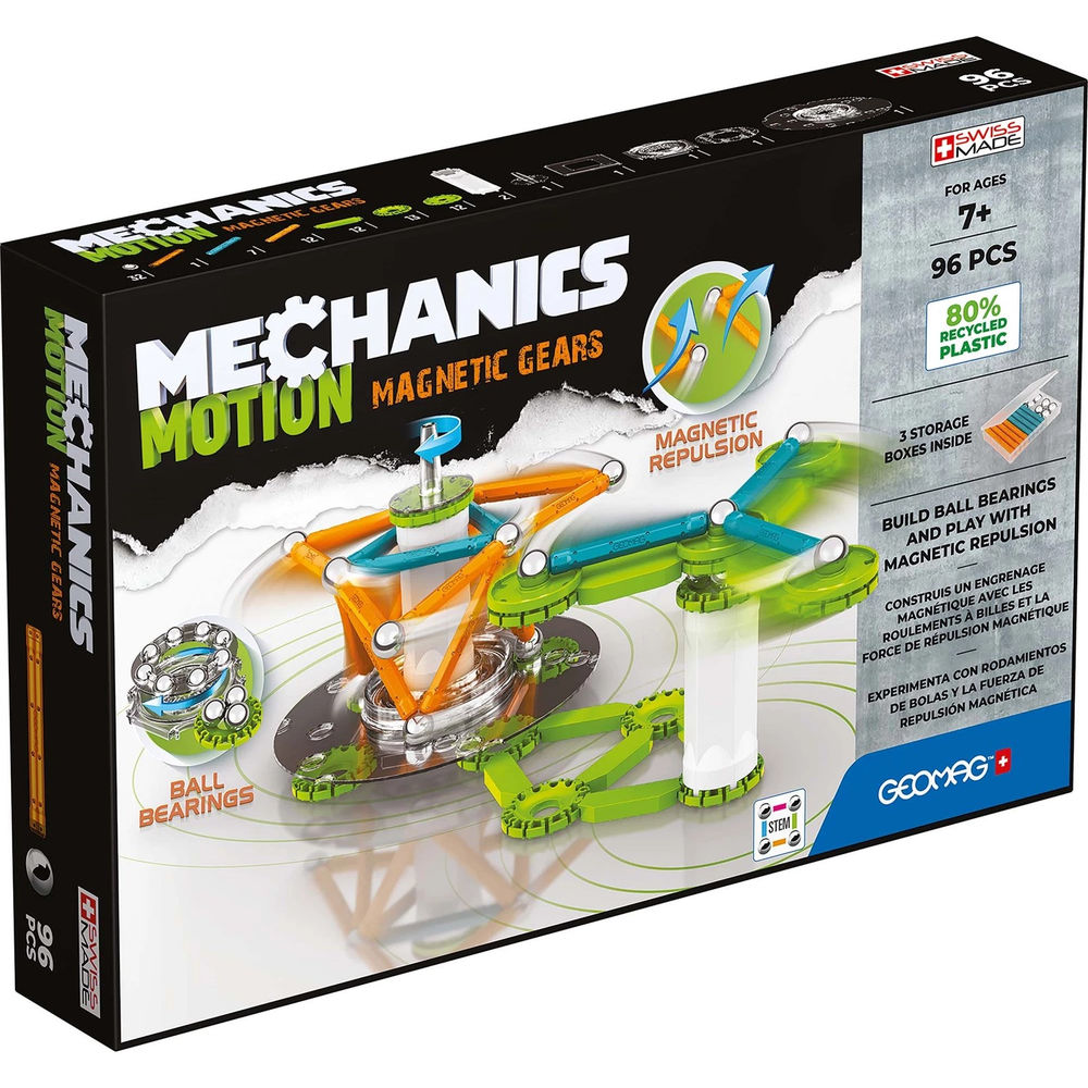 Geomag Mechanics Magnetic Motion 96 pieces