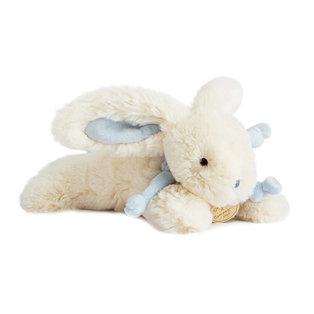 Doudou lapin bonbon, bleu 20cm
