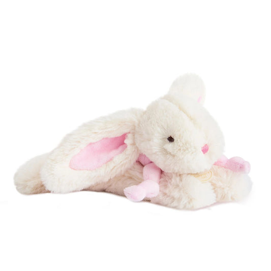 Doudou bonbon lapin, rose 20cm
