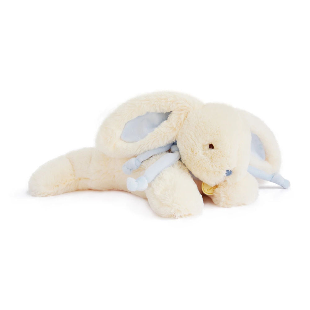 Doudou bonbon lapin, bleu 30cm