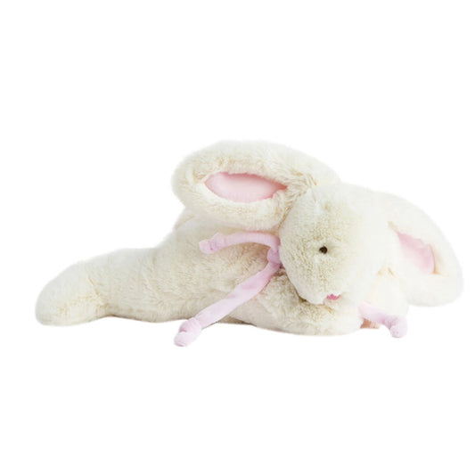 Doudou bonbon lapin, rose 30cm