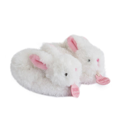 Doudou Bonbon Hase Füsslinge mit Rassel,rosa 0-6M