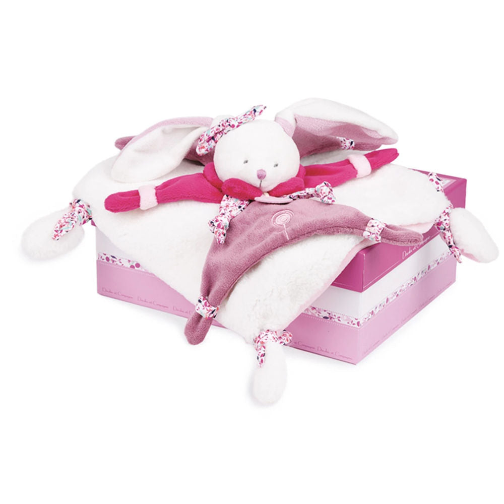 Doudou Cherry Rabbit Comforter 27cm