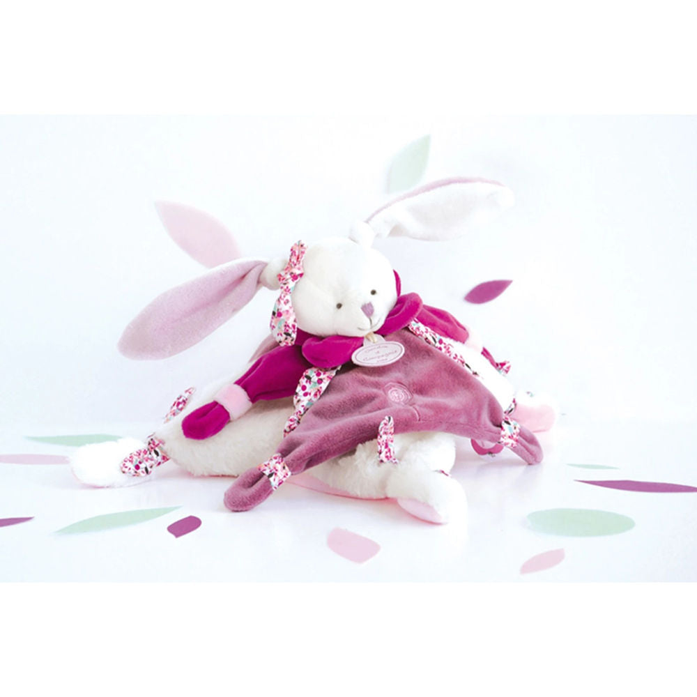 Doudou Cherry Rabbit Comforter 27cm