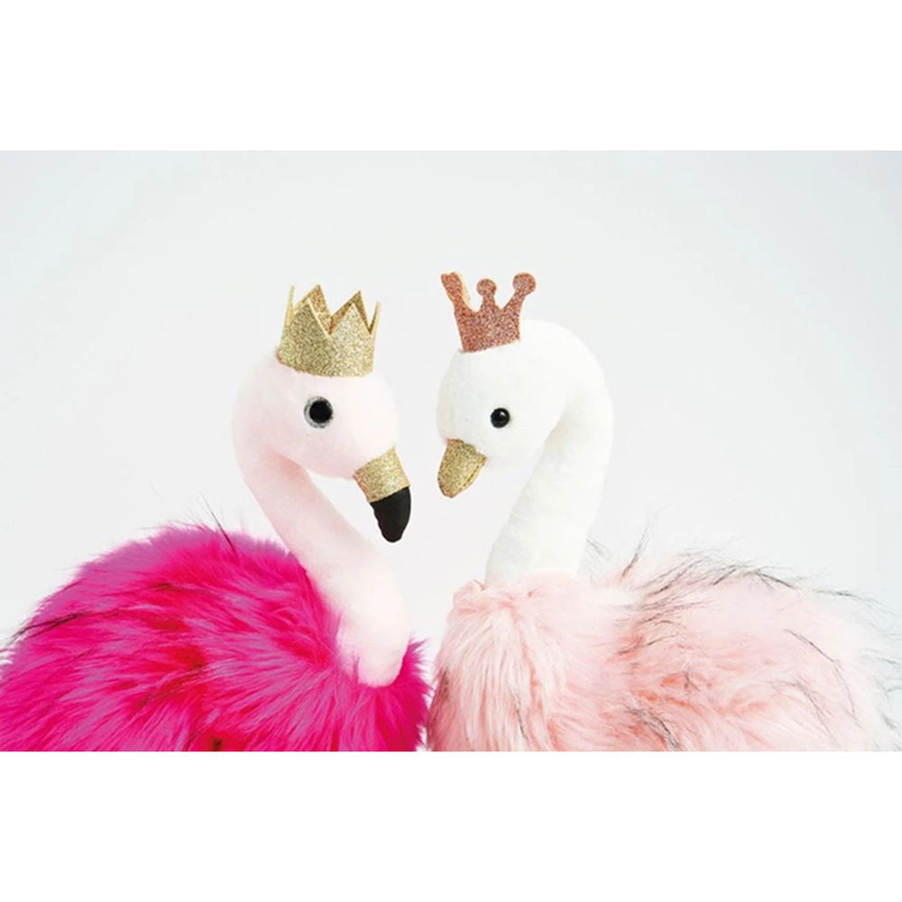 Doudou flamant rose, rose 30cm