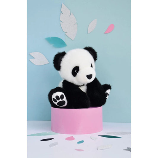 Doudou So Chic Panda, noir 17cm