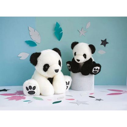 Doudou So Chic Panda, noir 17cm