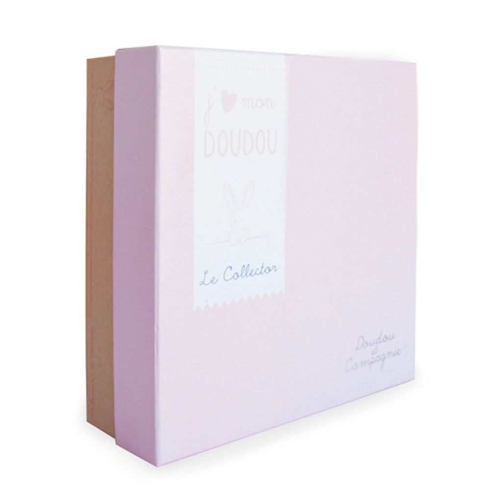 Doudou Schmusetuch Bär,rosa 24cm