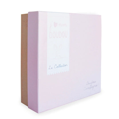 Doudou Schmusetuch Bär,rosa 24cm