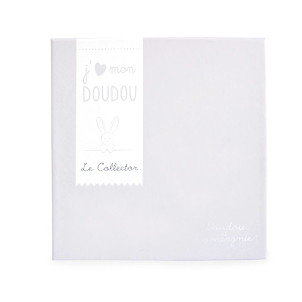 Doudou Schmusetuch Bär,braungrau 24cm