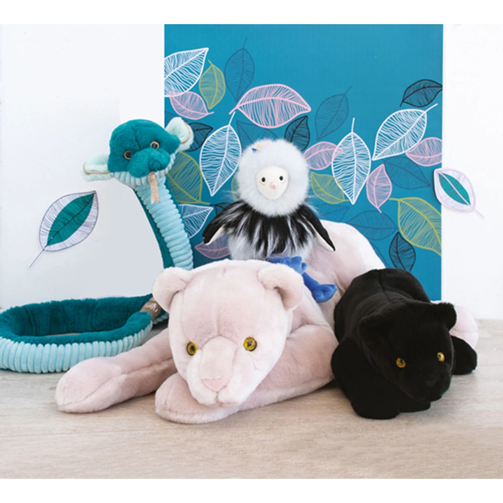 Doudou panthère, noir 40cm