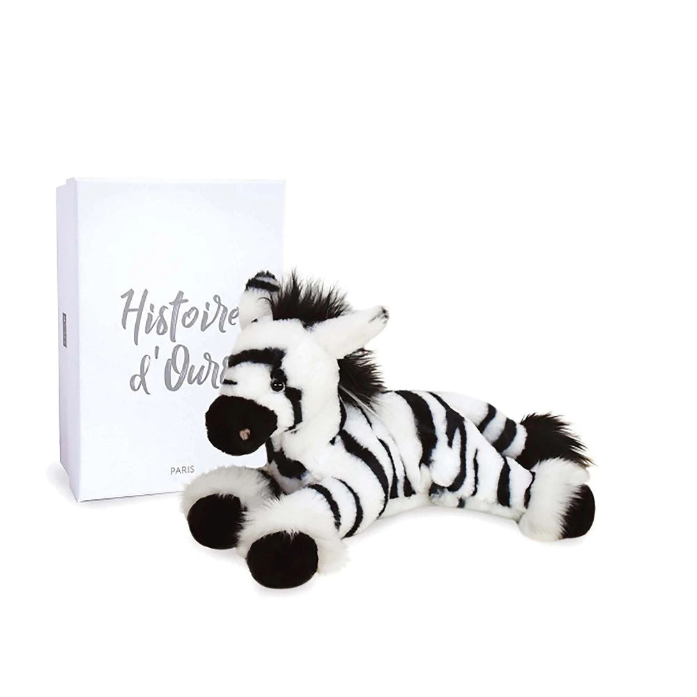 Doudou Zéphyr Zèbre 25cm