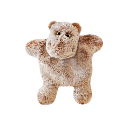 Doudou marionnette Sweety Mousse Hippo, 25 cm