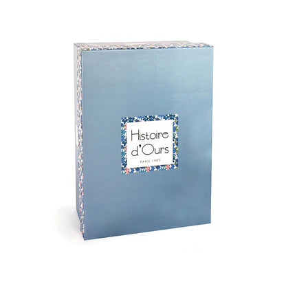 Doudou Copain Calin lapin, bleu 25cm