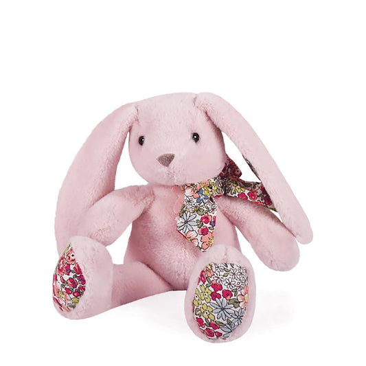 Doudou Copain Calin lapin, rose 25cm