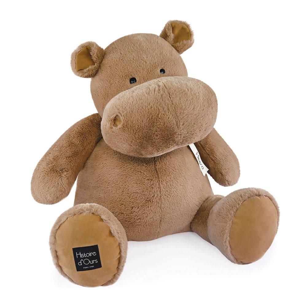Doudou Hippo schokolade 85cm