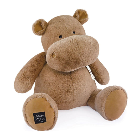 Doudou Hippo schokolade 85cm