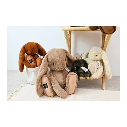 Doudou lapin, noisette 50cm