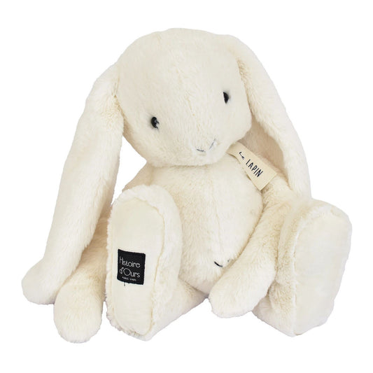 Doudou lapin, blanc 50cm