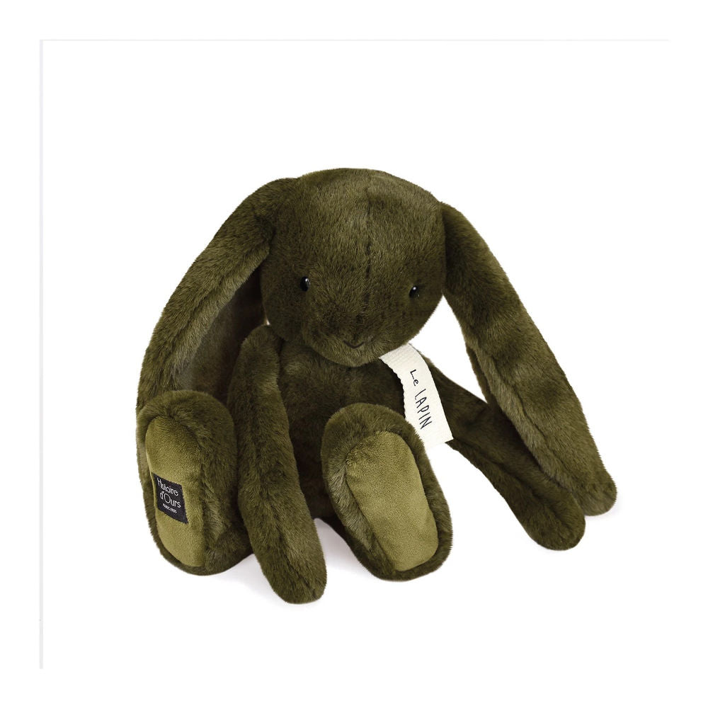 Doudou lapin, kaki 32cm