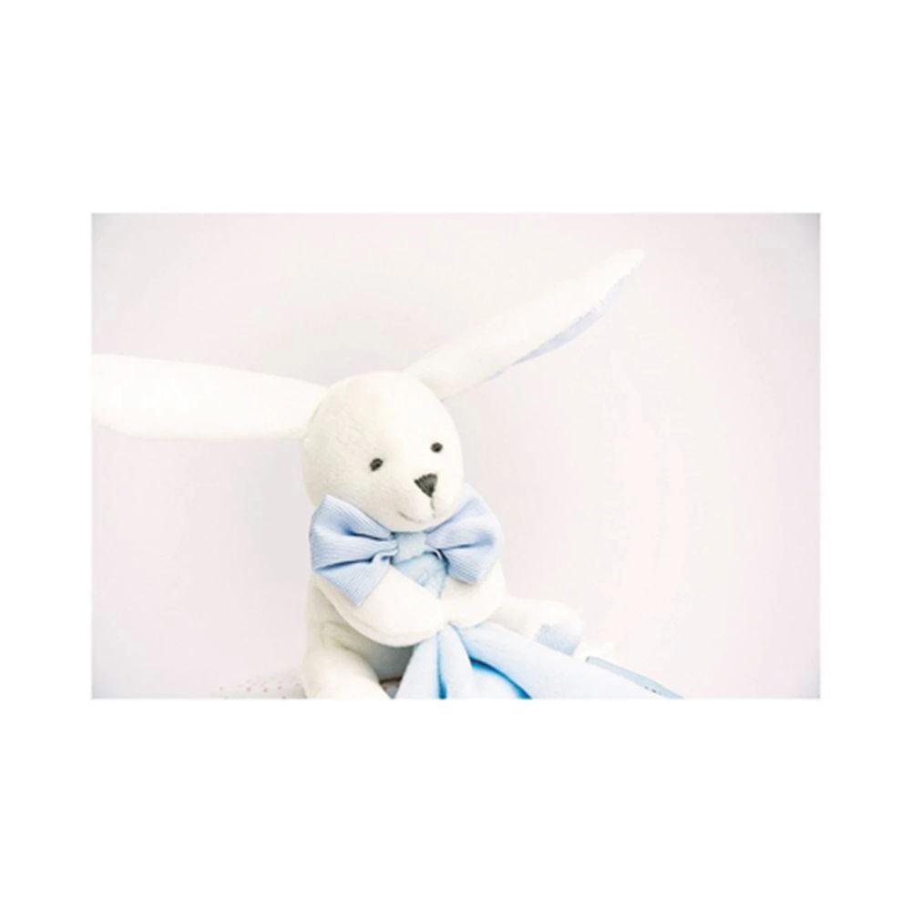 Doudou Hase mit Schmusetuch,himmelblau 10cm