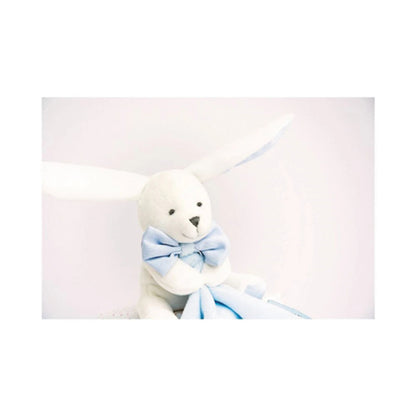 Doudou Hase mit Schmusetuch,himmelblau 10cm