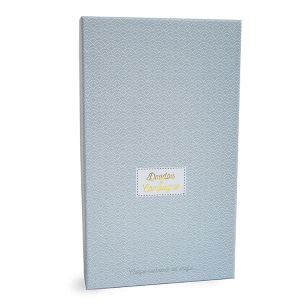 Doudou Hase mit Schmusetuch, weiss