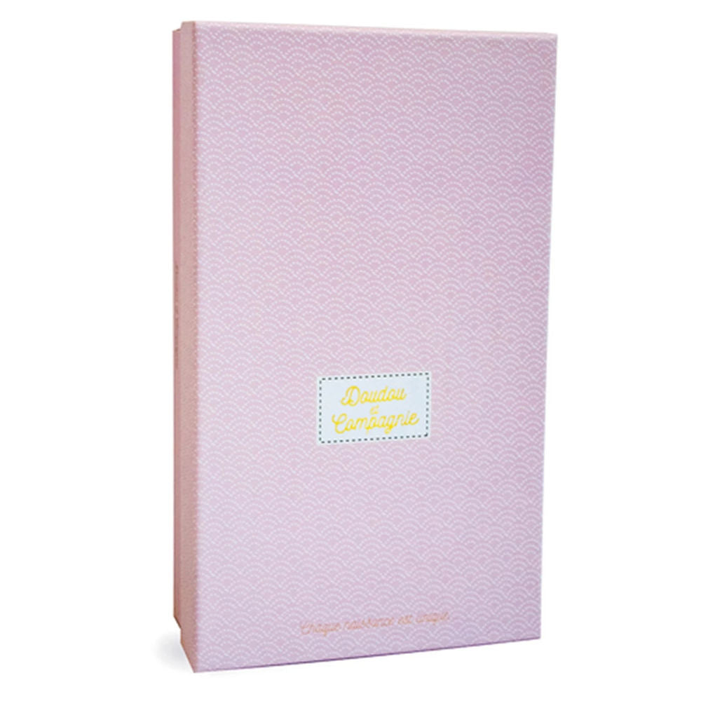 Doudou Hase mit Schmusetuch, rosa
